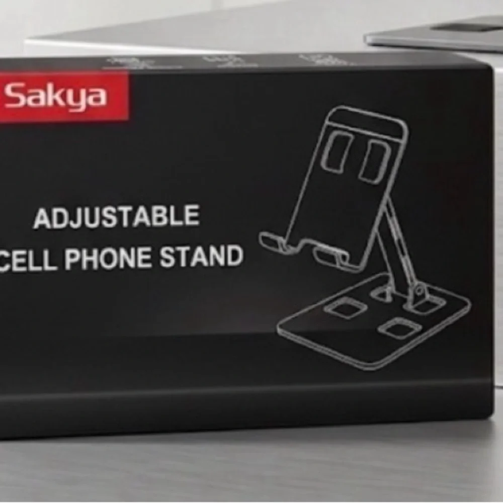 Foldable Adjustable Phone Stand for Desk, Portable Universal Cell Phone Holder